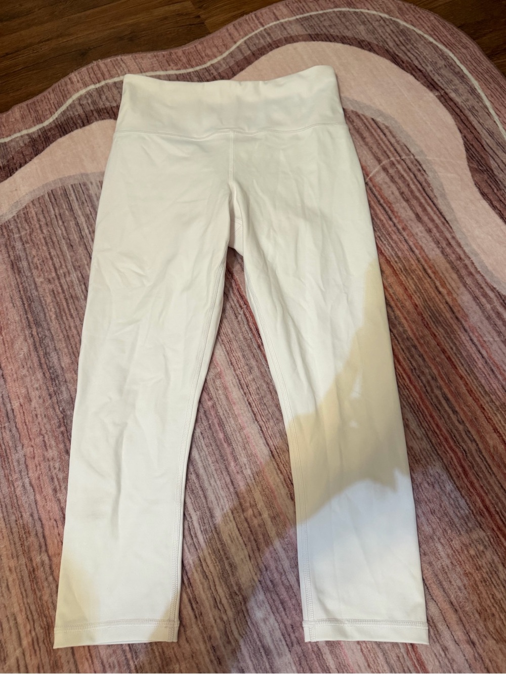 Athleta White High-Rise Cropped Leggings